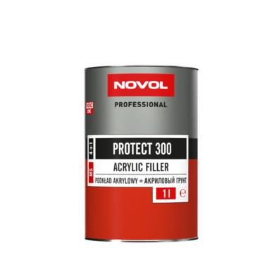 Грунт акриловый Novol PROTECT 300 4+1 1л белый без отвердителя