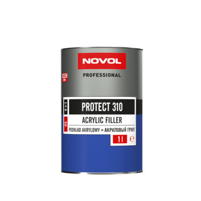 Грунт акриловый Novol PROTECT 310 4+1 1л белый без отвердителя