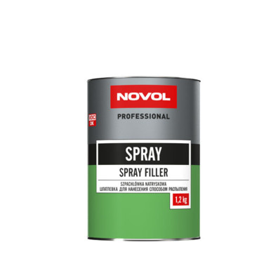 Шпатлевка жидкая для распыления Novol SPRAY 1,2кг