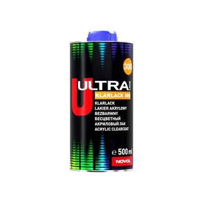 Акриловый лак быстросохнущий Novol Ultra 300 0.5л + отв. 0,25л