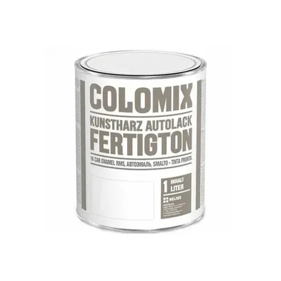 Алкидная краска Colomix 0.8л цвет 201 Белая