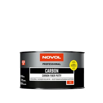 Легкая шпатлевка с углеволокном Novol Carbon Fiber Putty 1 л