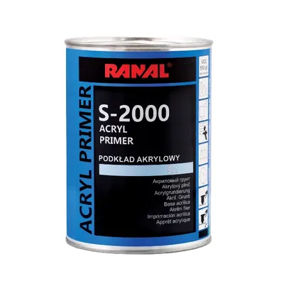 Грунт акриловый Ranal S-2000 5+1 0,8л серый c отв. 0,16л
