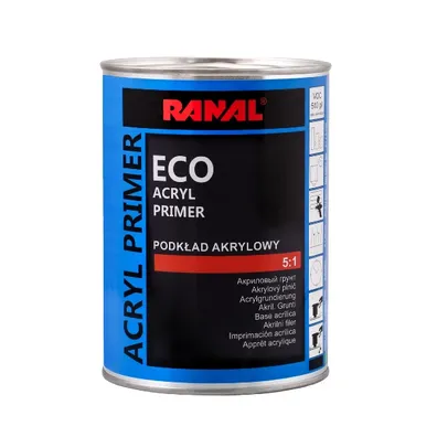 Грунт акриловый Ranal ECO 5+1 0,75л белый c отв. 0,15л