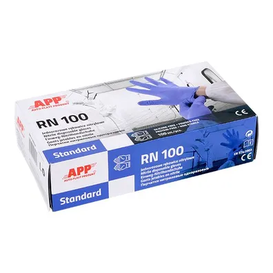 Перчатки нитриловые одноразовые APP RN 100 размер XL