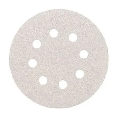 Круг шлифовальный Smirdex 510 WL абразивный для сухого шлифования 8 отверстий 125мм P220