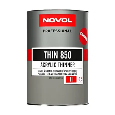Растворитель акриловый Novol THIN 850 Стандартный 1л