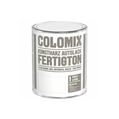 Алкидная краска Colomix 0.8л цвет 120 Красная